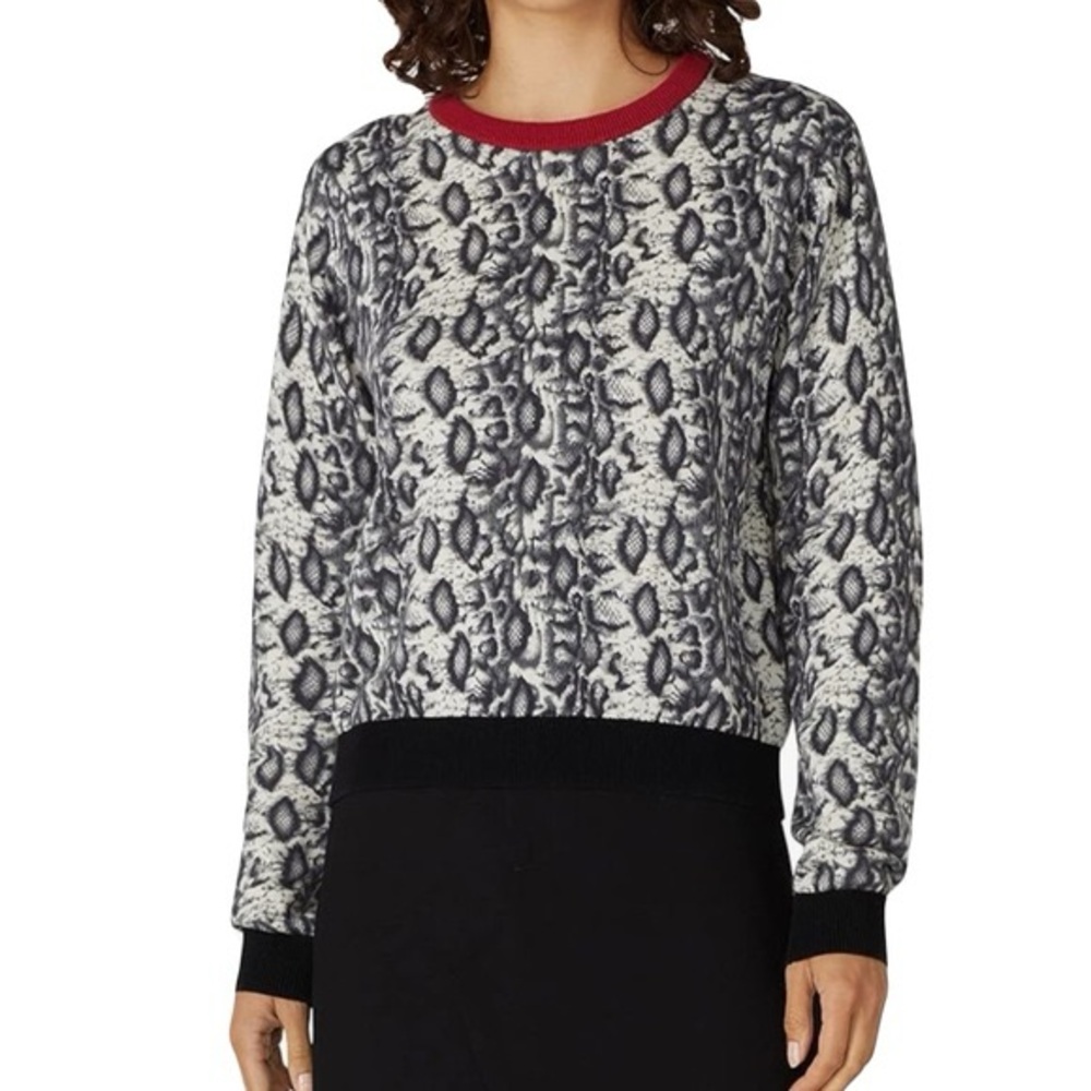 KOCHE Collective Python Print Sweater SZ medium